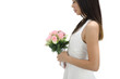 asian bride with copyspace for text purpose