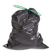 tied garbage bag