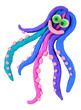 plasticine octopus
