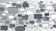 many conversation icons