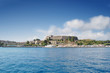 Corfu: old fortress build at the sea side