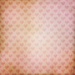 vintage background with hearts
