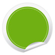 Blank vector green sticker Blank vector green sticker