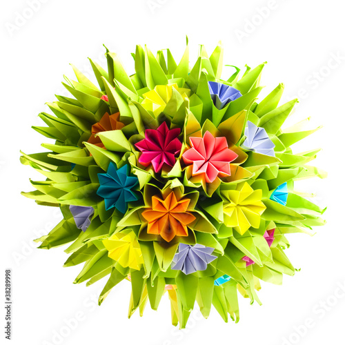 Photo: Origami kusudama flower Origami kusudama flower