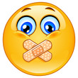 Adhesive bandage emoticon