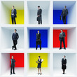 people in a box