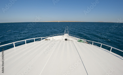Photo: View from a large luxury motor yacht View from a large luxury motor yacht