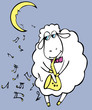 Romantic sheep with saxophone Romantic sheep with saxophone