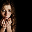 jeune femme déprimée