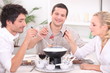 dinner with friends