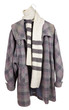 Photo: Women's checkered tweed coat Women's checkered tweed coat