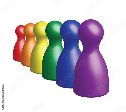 Illustration: Gayplay*Regenbogenspielfiguren Gayplay*Regenbogenspielfiguren