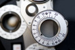 Detail of Optometrist diopter.