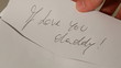 Happy Father's Day "I love you daddy!"