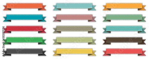 Illustration: Set of Retro Banners Set of Retro Banners