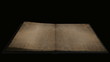 Ancient book with turning blank pages HD,  loop