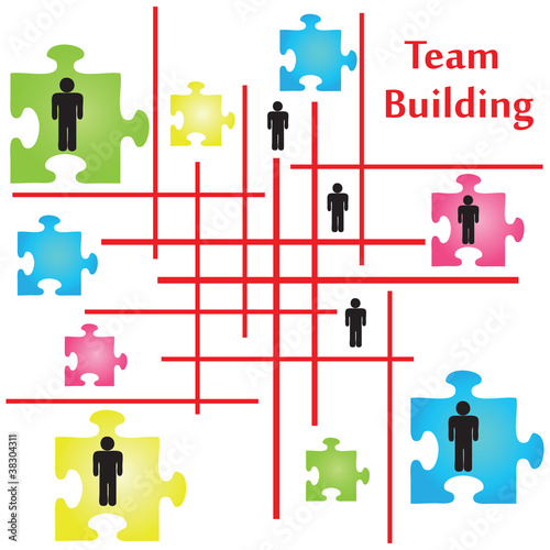 Vector: Team Building Team Building