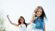 Two happy women Two happy women