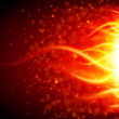 Burn flame fire vector background