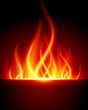 Burn flame fire vector background Burn flame fire vector background