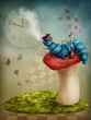 Illustration: Smoking Caterpillar Smoking Caterpillar