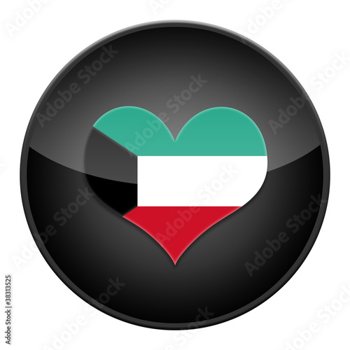 kuwait heart flag