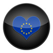 Heart for Europe Union icon with flag