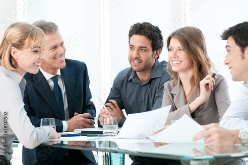 Photo: Work in group Work in group