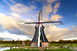 windmill over blue sky windmill over blue sky