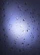 Light Through Shower Door - Blue