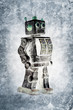 vintage robot print