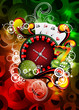 Vector gambling illustration with casino elements