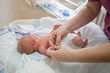 baby prepare in an extract from maternity hospital.