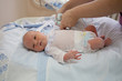 baby  prepare in an extract from maternity hospital.