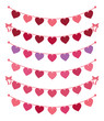 Photo : Valentine\'s Day Heart Bunting