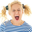 Woman with a funny look on her face smiles