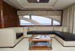 Italy, luxury yacht Azimut 75', dinette Italy, luxury yacht Azimut 75', dinette