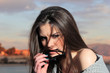 portrait of a beautiful young woman