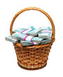overflowing basket with money