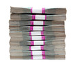 million rubles - stack of bills in packs