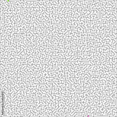 Vector: Vector illustration of perfect maze. EPS 8 Vector illustration of perfect maze. EPS 8