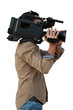 Cameraman isolated