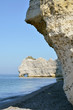 Famous cliffs of Etretat in France