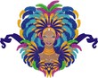 Beautiful carnival girl