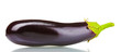 Fresh eggplant isolated on white