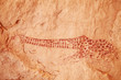 Rock paintings in Sahara Desert, Algeria