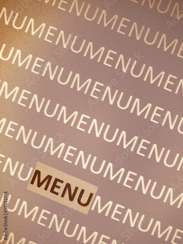 Illustration: Menukarte, Hintergrund Menukarte, Hintergrund