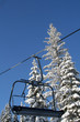 A cable car to the ski resort of
