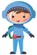 Cartoon astronaut