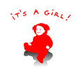 it is a girl silhouette
